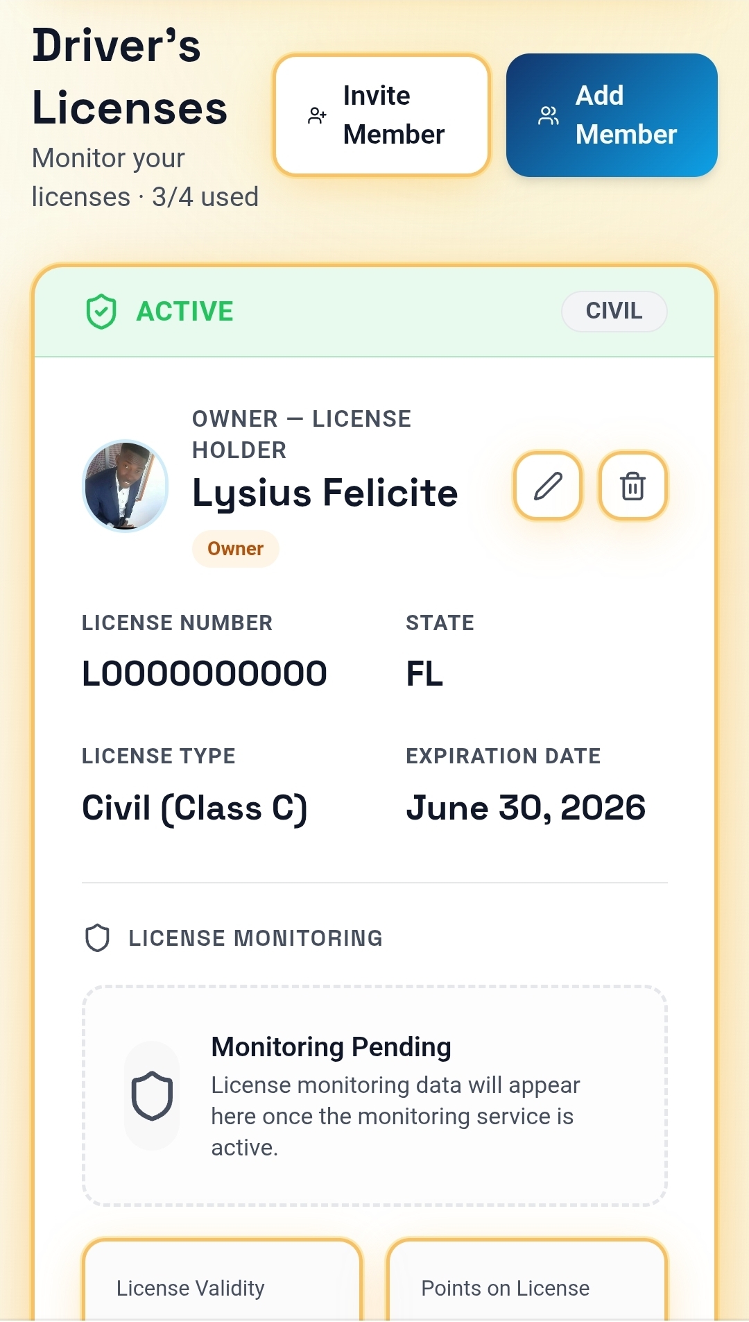 Driver's Licenses